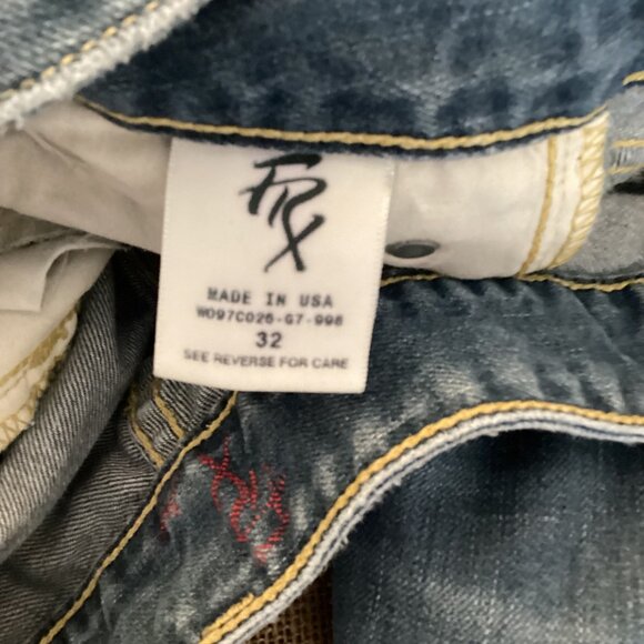 FRX Bootcut Jeans Size 32 Medium Wash Stretch Boot Cut - Picture 10 of 11